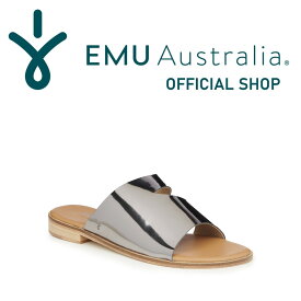 【公式】EMU Australia エミュ Ginini Mirror サンダル フラット ぺたんこ つっかけ レザー 本革 レディース メンズ 春夏 正規 通販 送料無料