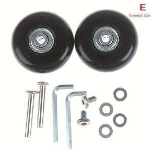 1 Set OD 43-54mm Luggage Suitcase Replacement Wheels, Repair Kit Axles, Travel Accessories