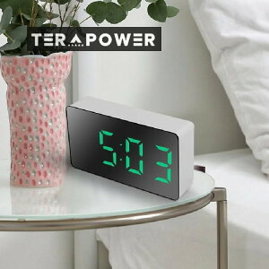 ソースメーカーミニ Led ミラー時計電子デジタル旅行時計目覚まし時計ミラー車時計