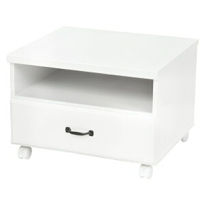 �v�����^�[���S��(�z���C�g)�@MUD-6207WH�L���X�^�[�t���ňړ����y�ɂł���v�����^�[���S��15�C���`�m�[�g�p�\�R�����y�Ɏ��܂�I�[�v���I��d���^�b�v�����܂�w�ʃX�y�[�X�t��