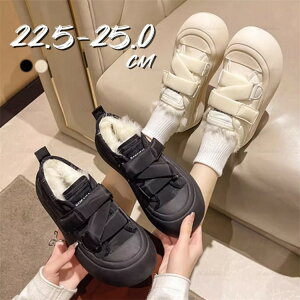 スニーカー レディース 運動靴 ムートンブーツ シューズ ローカット 裏起毛 防寒 保温 スノーシューズ 冬靴 冬 防寒靴 カジュアルシューズ ランニングシューズ おしゃれ 軽量 歩きやすい 22.5