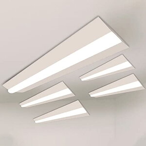 LED蛍光灯 LEDベースライト 逆富士型 器具一体型 天井照明 50W型 昼白色(5000k) LED照明器具 薄型 一体型led 取り付け簡単