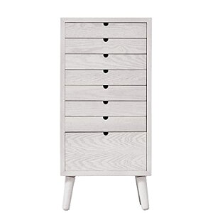 多段チェスト 書類チェスト 天然木 10段 高さ990mm ダークブラウン 2種の引き出し ネームプレート付き A4対応 デスク リビング キャビネット タンス スリム 隙間収納 おしゃれ