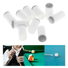 10 ピース ユニバーサル プール キュー ビリヤード キュー ヘッド プール キュー スティック フェルール 13mm グレー