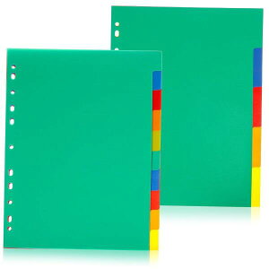 インデックス 仕切りカード PP インデックスシート ファイル a4 11穴 ラベル ボード 仕切り