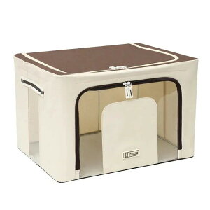 収納ボックス フタ付き 衣類 布 収納ケース 蓋付き収納ボックス 衣装ケース 折りたたみ クローゼット 収納 前開き 窓付き 大容量 24L おしゃれ