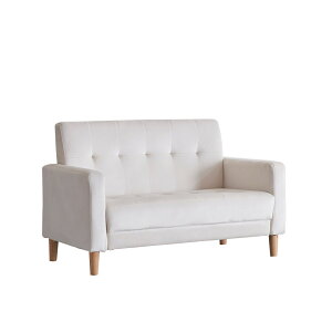 ソファー 二人がけソファー 2人掛け幅105cm高さ12cmリビングソファ 肘付き ロボット掃除機も通れる ベルベット調 かんたん組立 1人用にも おしゃれ