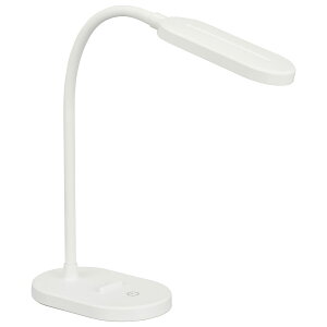 �d�@ LED�f�X�N�����v �f�X�N���C�g �f�X�N�X�^���h �z���C�g USB�d�� �����F �X�}�z�X�^���h�t�� DS-LS12USB-W 06-3704