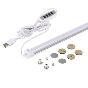 Ledストリップライト調色調光機能付き高輝度ledランプled蛍光灯35cm usbランプledスタンド卓上ledランプスタンドledスタ