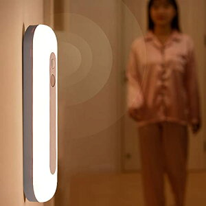 人体センサーライトledバーライトキッチンライト自動点灯消灯ナイトライト室内センサーライト足元ライトマグネット貼り付けタイプ取付簡単タンス/キッチン/トイレ/フットライト