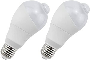 ������ E26 �����F�Z���T�[�t�� led�d�� 2���� 5W �Z���T�[���C�g �΂� �l���Z���T�[ �����_���^���� 360�x��] ���m�p�x���� ���ÃZ���T�[���C�g 40W�`���� 6000k ����E26 ���ڃ��[�_�[