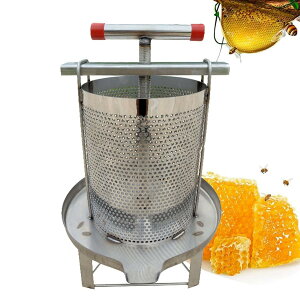 蜂蜜ジューサー蜜 絞り 機 蜂蜜 分離器養蜂用具 蜂蜜抽出器アいやすい 蜂蜜分離器 家庭用 砂糖絞り器 しっかりと固定され、丈夫で変形しにくいステンレス製の固定ビームを幅広にし、厚み