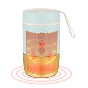 "40℃/55℃/65℃・カップ付き" USB電気ケルトハーブ580mlハーブティー/粉ミルク/保温304ステンレスポータブル電気ポットお一人様用マグカップ魔法瓶ポット小型コンパクト室内屋外一人暮らし