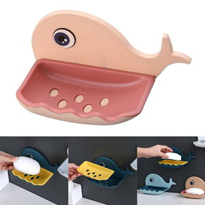 プラスチックウォールマウント浴室ソープディッシュ排水石鹸トレイ収納ラックホルダーボックス容器