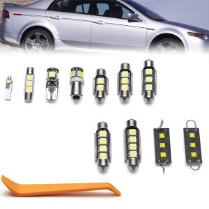 邢zCgLEDTCh}[J[Cg p Acura TL 2004 2005 2006 2007 2008 5W 6000K CeA LEDhAio[v[gCg O[u{bNX }bvh[ ojeB~[ J[S gN