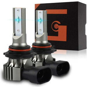 HB4 9006 LED tHOv ACXu[ u[  12000K tHO ou tHOCg DC 12V ԗp LEDou t@X ̌^ 4000LM×2 12W×2 CSP`bv 2