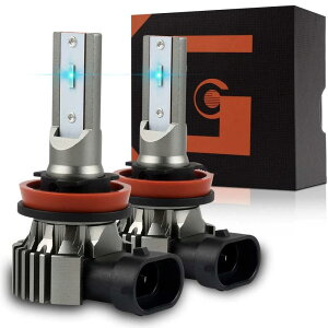 H8 H11 H16 LED tHOv ACXu[ u[  12000K tHO ou tHOCg DC 12V ԗp LEDou t@X ̌^ 4000LM×2 12W×2 CSP`bv 2