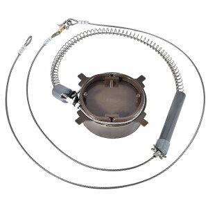 12CMくくりわな狩猟用品踏み板付テンレス押しばね800mm塩ビパイプイノシシわな鹿わな (1セット入)