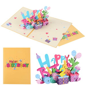 O[eBOJ[h a ߂łƂ nbs[o[XfC HAPPY BIRTHDAY |bvAbv TvCY o j 񂹏 莆 3D  bZ[WJ[ht (v[g)