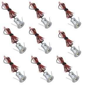 12V �L���r�l�b�g��LED���C�g 9�p�b�N ���ߍ��݌^�~�j�_�E�����C�g 47cm���ڗL���P�[�u�� 2�ɃR�l�N�^�t�� �Ƌ�p�Ɩ� under-cabinet-light-12V10CW
