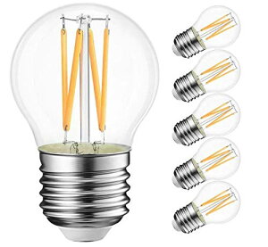 1 LED tBgd G45 4W 400LM E26 2700K-3000KgFEH[zCg 110-120V AC 40WMv̂ւ 40WMv (4W 1)