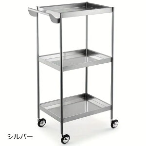 ���[�e�B���e�B�J�[�g 3�i �X�e�����X�X�`�[���� �V���o�[ �S�[���h �L���X�^�[�t�� �ړ����y ���[ �J�[�g ������ �V���v�� �L�b�`�� 4-7