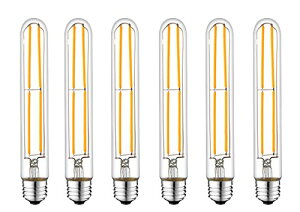 6{LED tBgǌ^d T30 5W 400LM E26 2700KgFEH[zCg 110-120V AC 40WMv̂ւ 40WMv (6{)