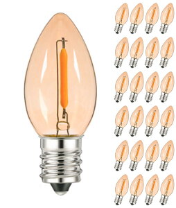 25 LED VfAd C7 0.5W tBgd E12 2200KdF 10w 72LM ^d Ή k͋C (F, 0.5W)