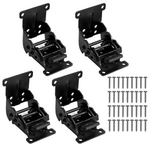 �܂肽���� ���� �܂�r 4�Z�b�g 90�x 180�x �l�W�t�� �r �q���W DIY �C�� �e�[�u�� �f�X�N �`�F�A�[ �֎q (�u���b�N)