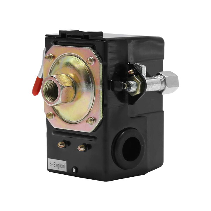 楽天市場】エアコンプレッサー圧力スイッチ 90-125 PSI シングルポート 