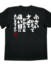 200gおもしろtシャツの 【Sからってナメてかかると痛い目にあいますよ?】 面白いtシャツ 文字 長袖 半袖 黒 白 面白