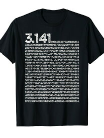 200gメンズピーデー数学Tシャツ - ソフトコットンクルーネックティー、無理数プリント、オールシーズン用ブラックカジュアルアダルトアパレル