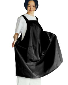 エプロン 黒 レディース メンズ ポリエルテル100% 速乾 撥水 シワ防止 耐久 H型 クロス シンプル 女性用 男性用 カフェエプロン 無地 おしゃれ 汚れにくい 男女兼用無地 透けにくい ポケット