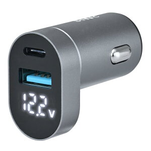 �Z�C��(SEIWA) �ԓ��p�i �[�d�� DC�p���[�v���OC+A PD30W F340 �d���\�� �o�͓d���\�� �A���~ USB Type-A USB Type-C MAX48W 12V/24V iPhone Android �J�[�p�i