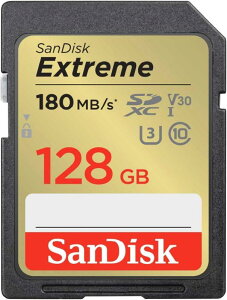 SD�J�[�h 128GB SDXC Class10 UHS-I U3 V30 Extreme SDSDXVA-128G-GHJIN �V�p�b�P�[�W [���s�A���i]