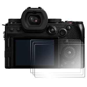 3���Z�b�g �X�N���[���v���e�N�^�[ �݊� Panasonic Lumix S5M2X �Ή� 9H�d�x �����K���X �t���ی�t�B���� �f�W�^���J���� �A�N�Z�T���[ ���h�~ �w��h�~