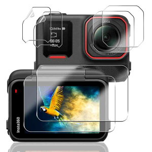 �y2+2+2���Z�b�g�z �Ή� Insta360 Ace Pro 2 �ی�t�B���� Ace Pro2 �K���X�t�B���� 4�� + �����Y�ی�t�B���� 2�� �y �d�x9H ���{���Ɏq�� �z �Ή� �C���X�^360 ace pro 2 �t�B���� �t���ی�t�B����