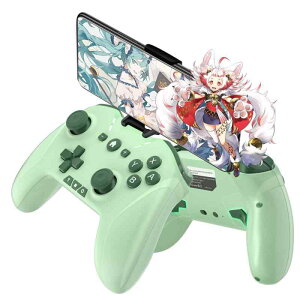 ���C�����X �R���g���[���[ Switch/PC/IOS/Android�S�Ή��y�����{�^�����C�A�E�g�\/�w�ʃ{�^��/�X�}�z�z���_�[�t���z�v���R�� �Q�[���p�b�h �����A�� Bluetooth/2.4GHz/�L���ڑ� 6���W���C���Z���T