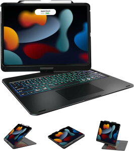 iPad Air6 (M2) 11�C���` 2024 �L�[�{�[�h�t���P�[�X iPad Pro 11��1/2/3/4����/iPad Air��4/5/6����ʗp �����x�^�b�`�p�b�h�t�� 7�F�o �b�N���C�g Apple pencil���[�d�\ Type-C�ڑ��}