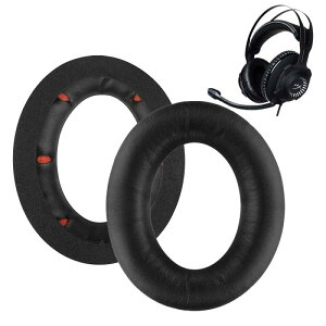 �C���[�p�b�h FOR Kingston HyperX Cloud Revolver/Revolver S �ɑΉ� ���� �p �w�b�h�z���p�b�h �h�~���R��h�~ 1�g  �Ȃ񂵂� �����x�t�H�[��RuiMi (�u���b�N/���b�h�X�|���W)