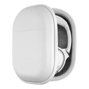 Geekria �P�[�X Shield �w�b�h�z���P�[�X �݊��� �n�[�h�P�[�X ���s�p �n�[�h�V�F���P�[�X �{�[�Y Bose QC Ultra, QC45, QuietComfort 35 II, QC25 �ɑΉ� ���[�|�[�`�t�� (White)