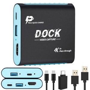 2-in-1 �L���v�`���[�{�[�h�h�b�N Switch 2/Switch/Steam Deck �Ή� 1080P 60Hz
