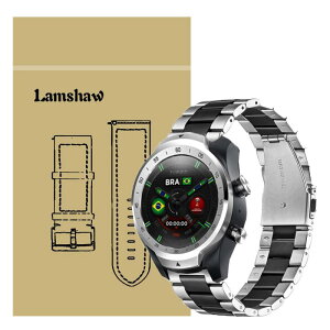 Lamshaw Ticwatch Pro �o���h, �X�e�����X ���^�� �x���g �����o���h �Ή� Ticwatch Pro �X�}�[�g�E�H�b�` �r���v