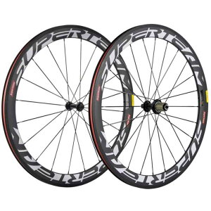 SUPERTEAM 50mm �N�����`�� �[�z�C�[���Z�b�g700c 23mm ���[�h�o�C�N �J�[�{�� �z�C�[�� (�z���C�g)