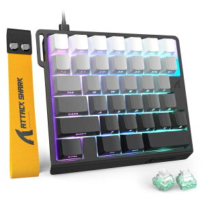 ATTACK SHARK M36HE �Ў�Q�[�~���O�L�[�{�[�h