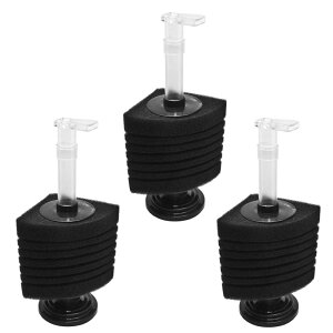 バイオスポンジフィルター XY-2892 3個セット 投げ込み式 手軽で高性能 水中フィルター エアーフィルター 水質調整 濾過フィルター アクアリウム 酸素 ストレーナー 濾過 装置 フィル