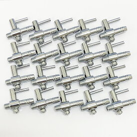 一方コック 20個セット　6mm エアーチューブ エアレーション