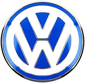 【M's】VW ニュービートル 9C 前期（1998y-2005y）純正品 リアエンブレム 回転無タイプ（ブルー/ホワイト）／／正規品 New Beetle ビートル リア トランク リアゲート エンブレム 青/白 1C0853630L39A