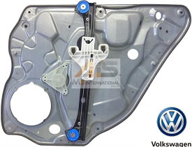 【M's】VW ポロ 9N(2001y-2009y)純正品 リア ウィンドーレギュレーター (左側)／／左後 フォルクスワーゲン POLO 正規品 リヤ リアウインドーリフター ドアレギュレター レギュレーター リフター 6Q4-839-461E 6Q4839461E