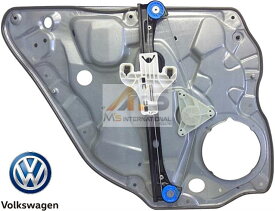 【M's】VW ポロ 9N(2001y-2009y)純正品 リア ウィンドーレギュレーター (右側)／／右後 フォルクスワーゲン POLO 正規品 リヤ リアウインドーリフター ドアレギュレター レギュレーター リフター 6Q4-839-462E 6Q4839462E